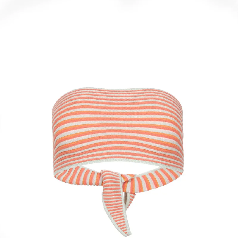 STRIPED BANDEAU TOP "NIA"