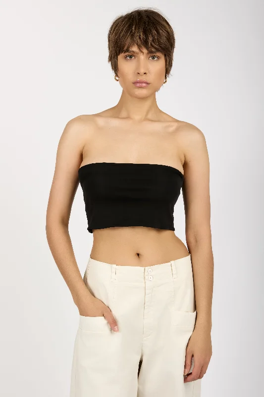 Knit Bandeau in Black