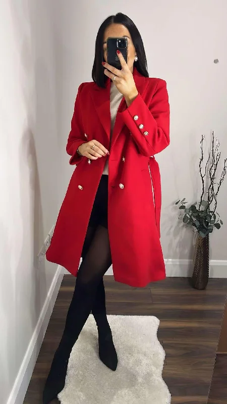 LAURA COAT RED