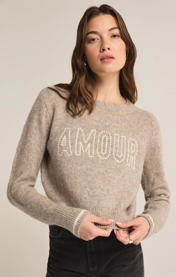 Amour Sweater (Taupe)