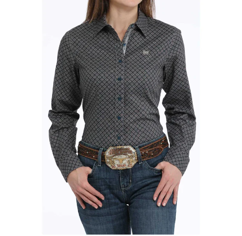 Cinch Women's Long Sleeve Button Multicolor Western Shirt