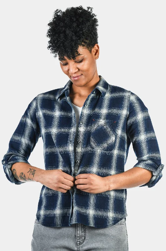 Givens Work Shirt in Stretch Flannel