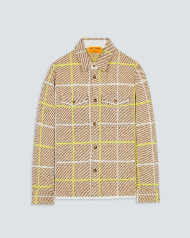 Plaid Work Shirt - Almond Combo