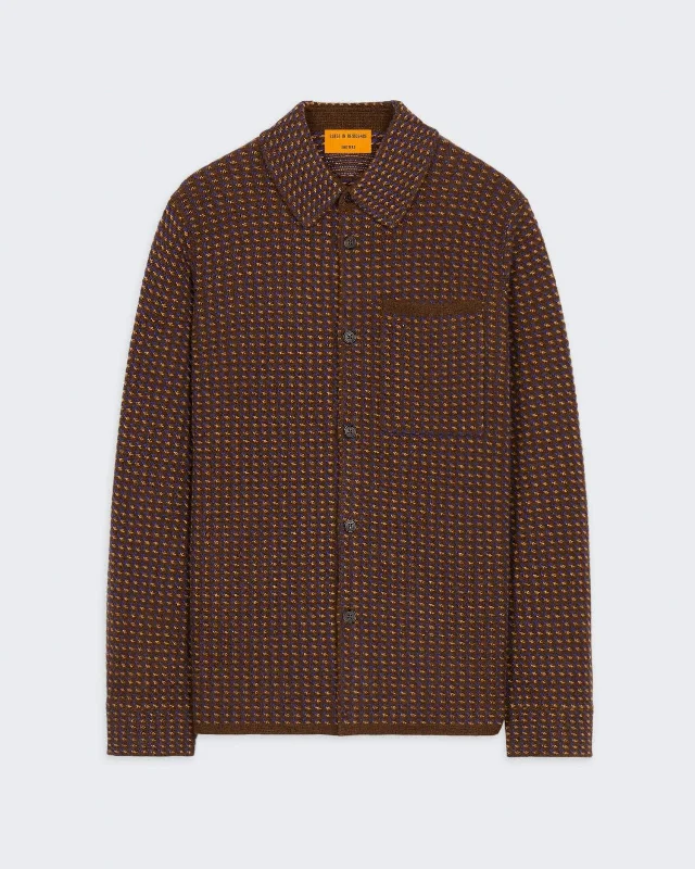 Tweed Work Shirt - Chestnut Combo