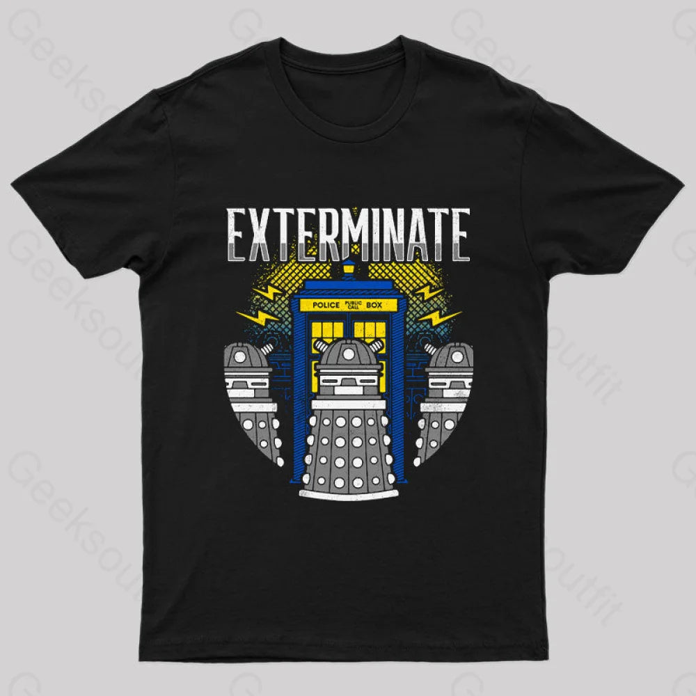 Daleks Exterminate Doctor Who T-Shirt