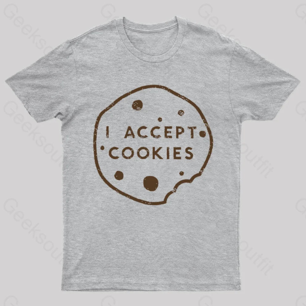 I Accept Cookies Nerd T-Shirt