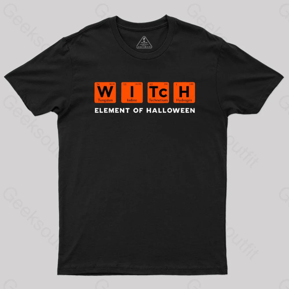 Periodic Table Witch Element of Halloween T-Shirt