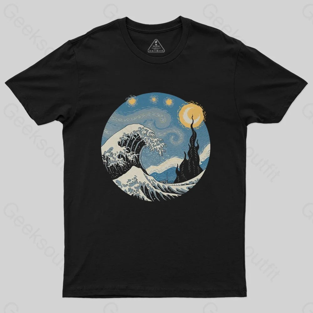 The Great Starry Wave  T-Shirt