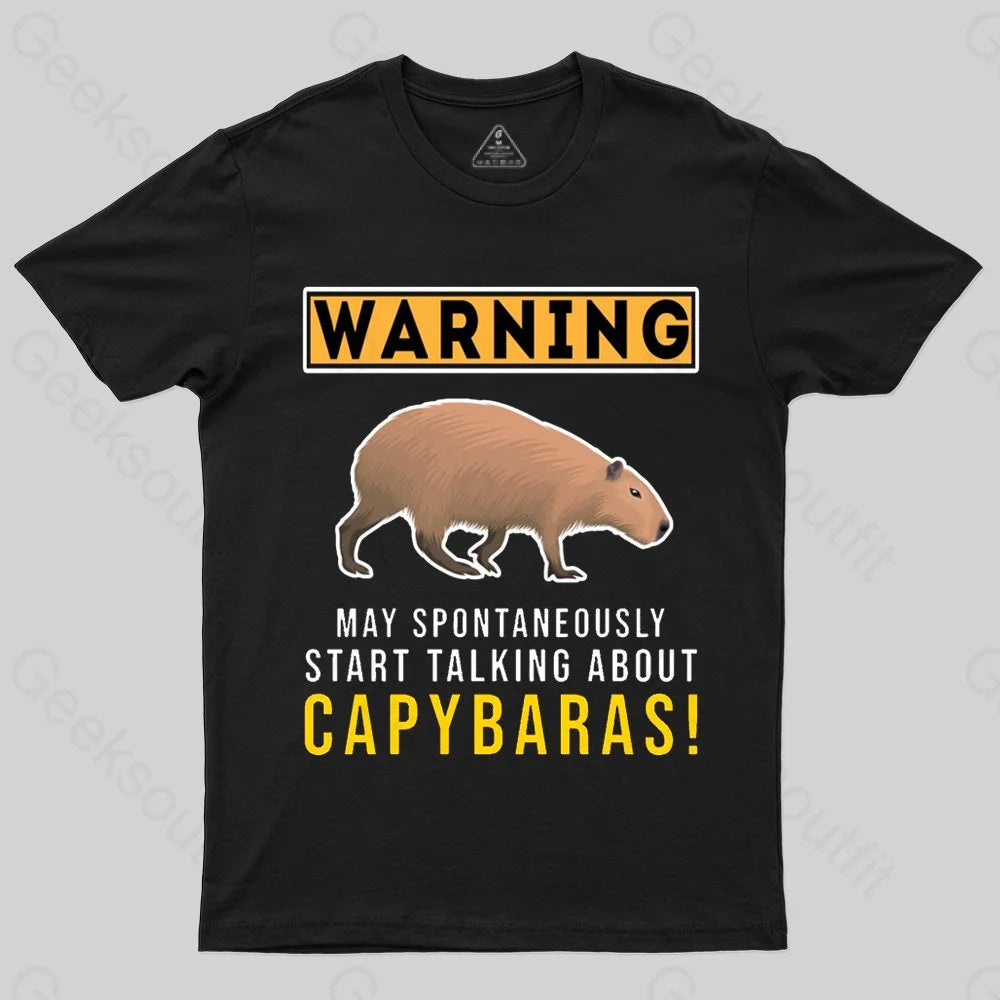 Warning Capybara T-shirt