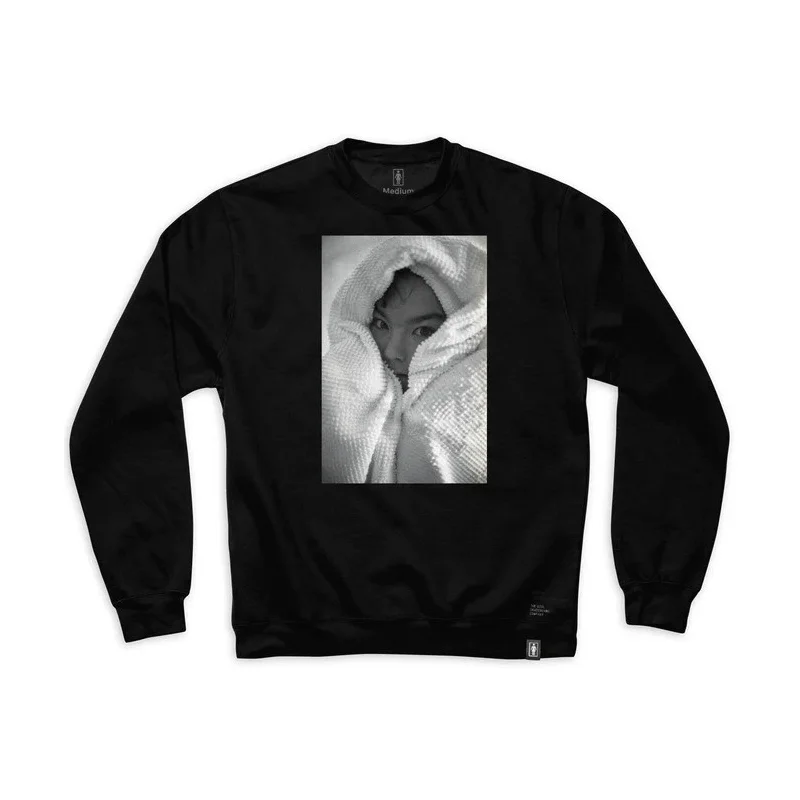 Girl - Spike Jonze Bjork Crew Sweatshirt - Black SALE