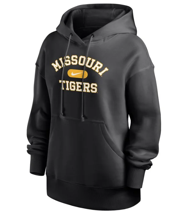 Mizzou Tigers Nike® 2024 Missouri Tigers Women's Phoenix Black Fleece Hoodie