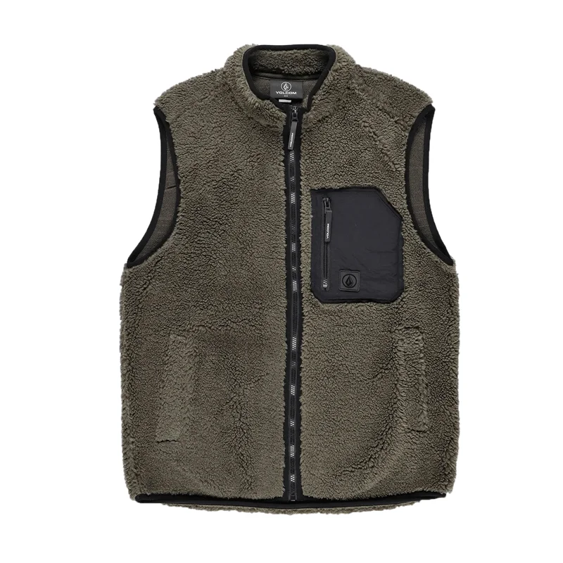 Volcom - Muzzer Fuzzar Vest - Wintermoss