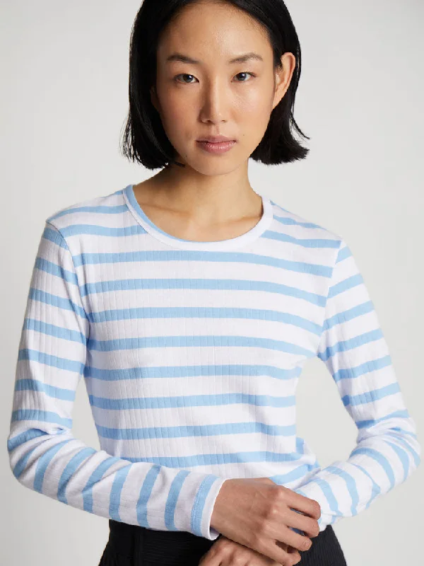 Munthe Jote Long Sleeve Top Light Blue