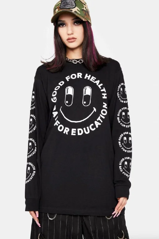 Rave Smiley - Long Sleeve - Unisex